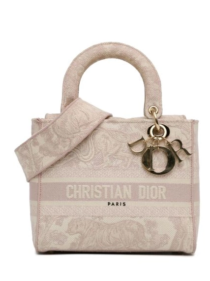 Cheap Jouy Medium satchel Lady Toile Dior de Women Christian D-Lite 2022 0305