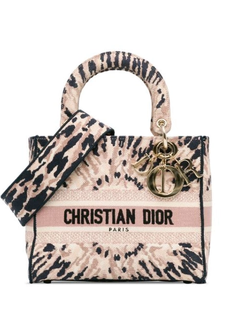 Affordable 2020 Dior Women satchel D-Lite Tie-Dye Lady Christian Medium 0305