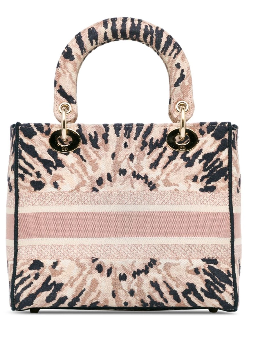 Affordable 2020 Dior Women satchel D-Lite Tie-Dye Lady Christian Medium 0305